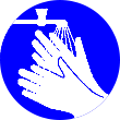 Handen wassen verplicht